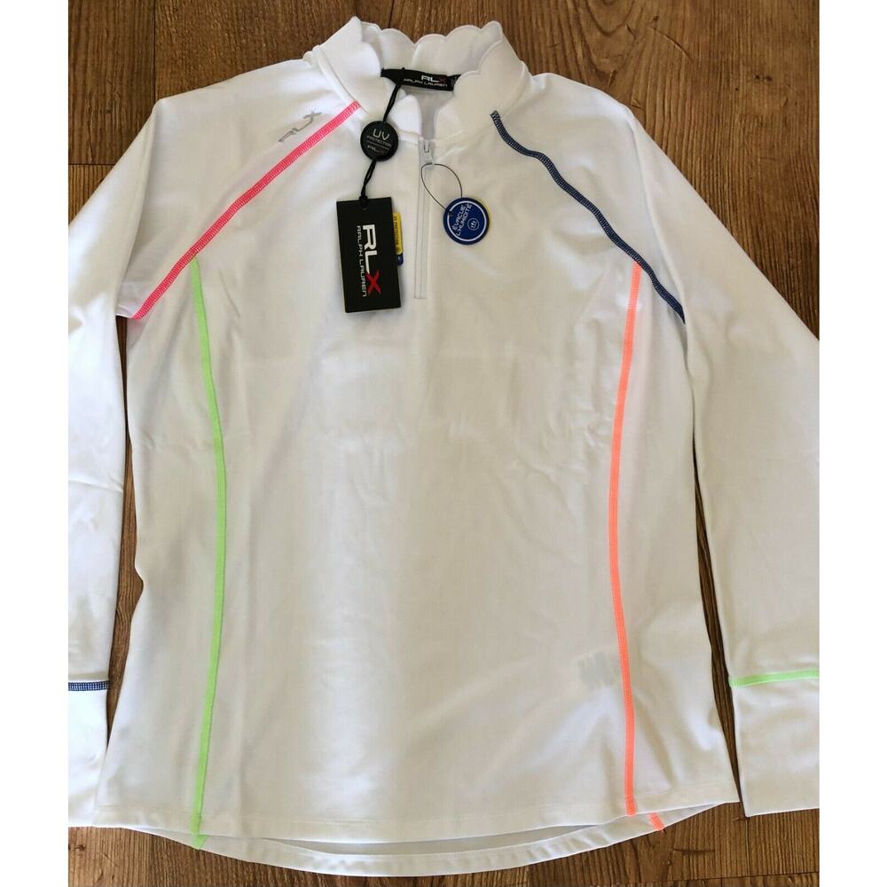 Ralph Lauren RLX Golf Women's Scallop Collar Powerstretch Jacket Size M NWT - Picture 11 of 16